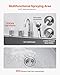 VEVOR Professional 304 Stainless Steel Dog Bathing Station, 50 inch Pet Grooming Tub w/Anti-Slip ramp, Storage Drawer, Cold Hot Faucet Showerhead, for Large & Medium & Small (Left Door, with Drawer)