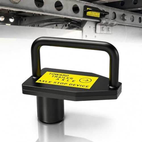 Trailer Axle Stop Device for Semi Trucks Dry Vans & Reefers - Reinforced Magnetic Tandem Slide Stopper Heavy Duty Steel Trailer Pin Stopper Truck Tandem Stopper Trailer Slider Accessories