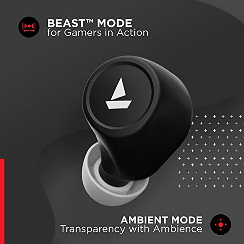 boAt-Airdopes-501-ANC-TWS-Earbuds-with-Hybrid-Active-Noise-Cancellation-28-Hours-Playback-ASAP-Charge-ENx-Technology-in-Ear-Detection-Beast-Ambient-Mode-Bluetooth-v52-IWP-IPX4Black boAt Airdopes 501 ANC Truly Wireless Bluetooth in Ear Earbuds with Mic (Black)