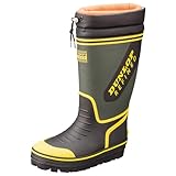 [ダンロップリファインド] 防寒 長靴 軽量 レインブーツ 作業靴 裏フリース BG0810 オリーブ