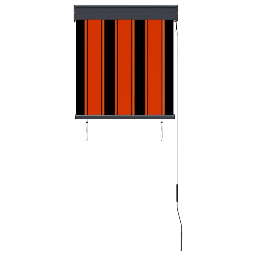 Store Roulant Exterieur 60x250 cm Orange Marron