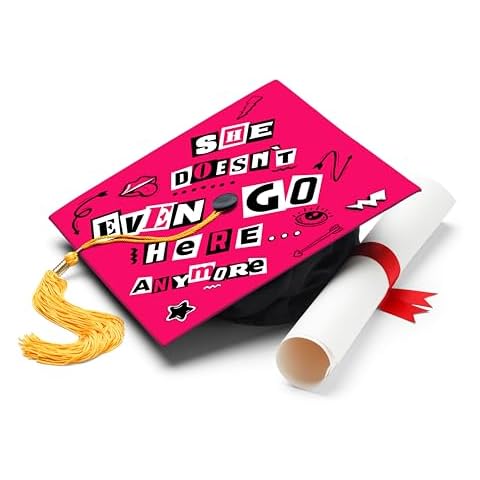 ADVANSYNC She Doesn't Even Go Here... Anymore Graduation Cap Topper Cover