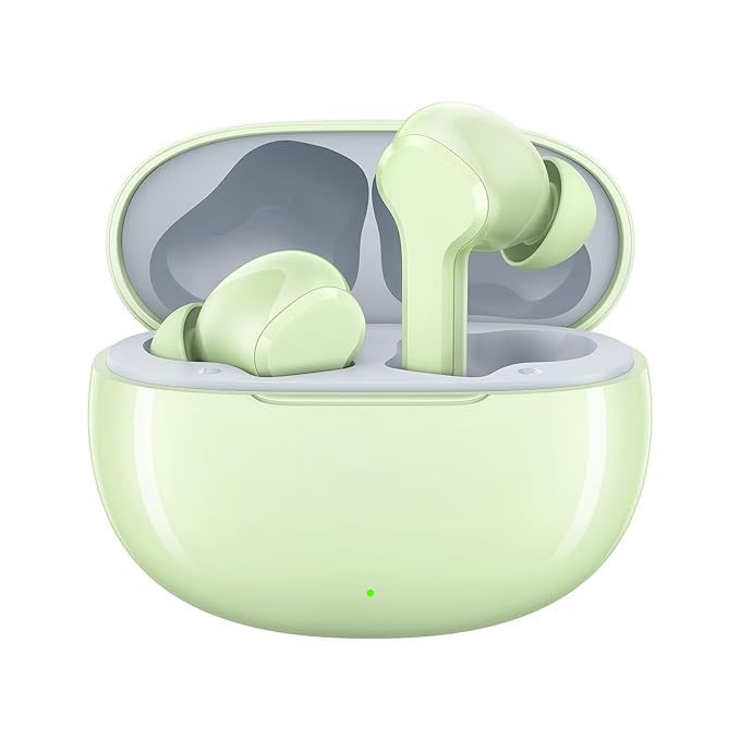 Image of Original Buds T110 Bluetooth Earbuds with Calling, Compatible with Realme 6, Realme 7 Pro (Jazz Green)-AS-T130