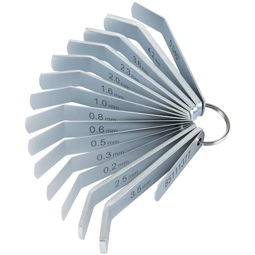Image of Feeler Gauge Jake Brake Tool Set Compatible with Volve Mack MP7 MP8 MP10 D12 D13 D16 Engines Replacement 85111377 88880052 88880053 Intake and Exhaust Valve Adjustment Kit