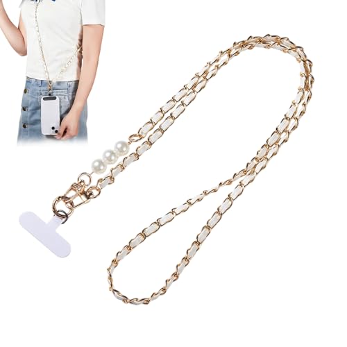 GjnjfdF Cable Teléfono,Cadena Anti-Pérdida Para Smartphone Con Encanto - Cordones Para Teléfono Para Llevar Alrededor Del Cuello | Para Mujeres Niñas Muñeca Cuello Fiesta Compras Viajes Oficina