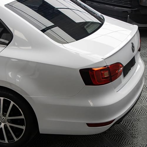 Image of LZLRUN High Gloss Vinyl Realistic Paint Wrap Roll Car Sticker Film Decal Bubble Free Come with Installation Tool Set (White, 1.5ft x 5ft)