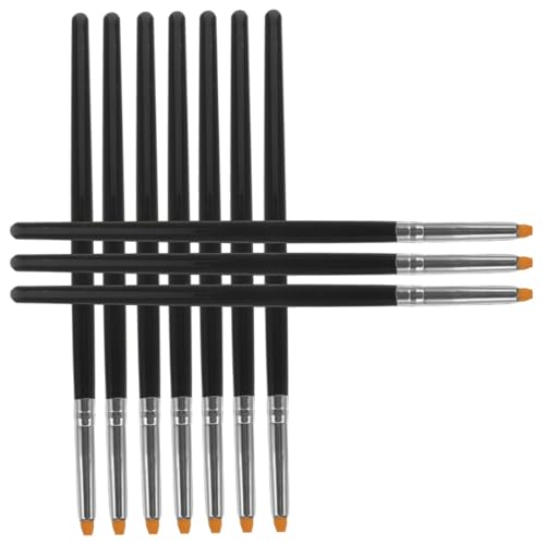 DONFAMDS 10 Piezas Cepillo Para Dar Forma a Las Pestañas Hacer Tenue Rizador De Pestañas Levantamiento Latigazo Rizadores De Pestañas Laminación Rizo Aspecto Natural Angular Black Madera