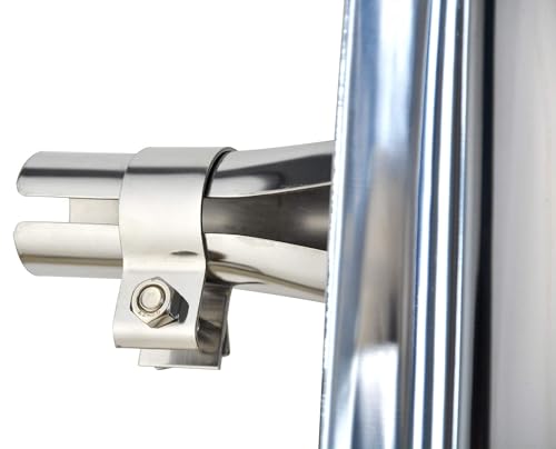 Stainless Steel Quarter Fender Set (24"x24"),Semi Truck. by TBOZZ - Used condition - Image 4