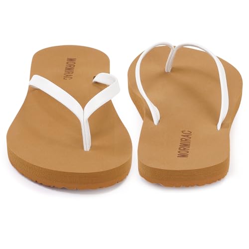 Womens Slim Leather Comfortable Flip Flops Summer Beach Thong Sandals Arch Support Non Slip2