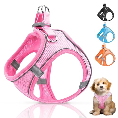 Ledeak No Pull Dog Harness, Highly Reflective Dog Harnesses, Breathable Comfort Anti Pull Dog Harness
