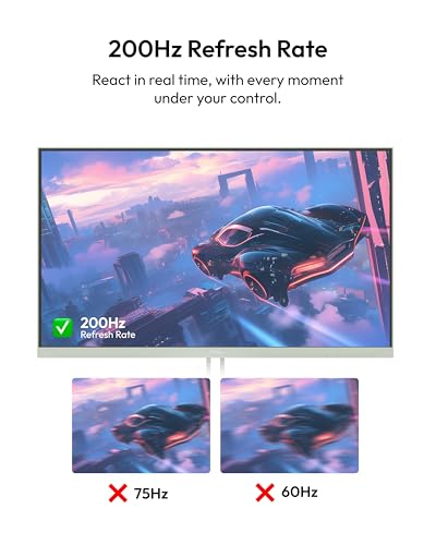 Image of Pixio PX248 Wave Mint Green 24 inch 200Hz Refresh Rate FHD 1080p Resolution Fast IPS Panel 1ms GTG Response Time Built-in Speakers Gaming Monitor with Adaptive Sync