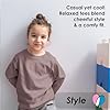 Lovjoy Baby/Toddler/Kids Long Sleeve Cotton T-Shirts Unisex (Multicolour (White,Black,Grey,Brown,Green), 18-24 Months) #4