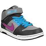 nike mogan  Nike Mogan Mid 2 Jr B - cool grey/vivid purple-blue lagoon, Größe:1.5Y