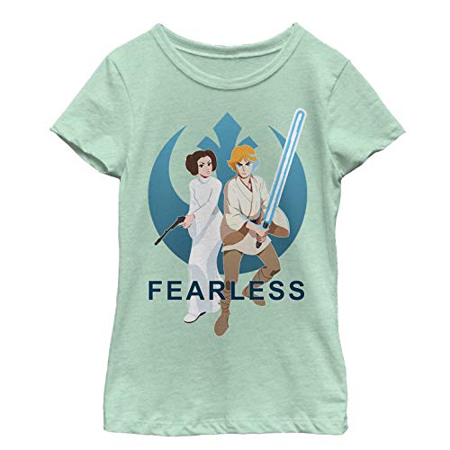 Fifth Sun Star Wars Luke Leia Galaxy Adventures Girls Short Sleeve Tee Shirt