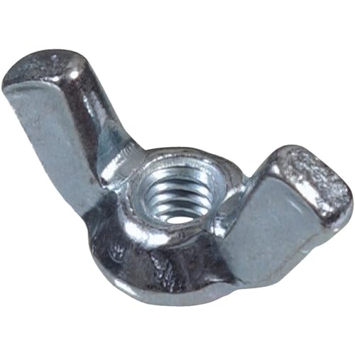 Hillman 1/4 Zinc-Plated Steel SAE Wing Nut 100 pk