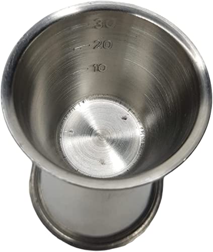 Kit Para Drink Jogo Coqueteleira De Inox 500ml + Dosador Em Inox Com Medida Interna 30x50ml Ideal Pa