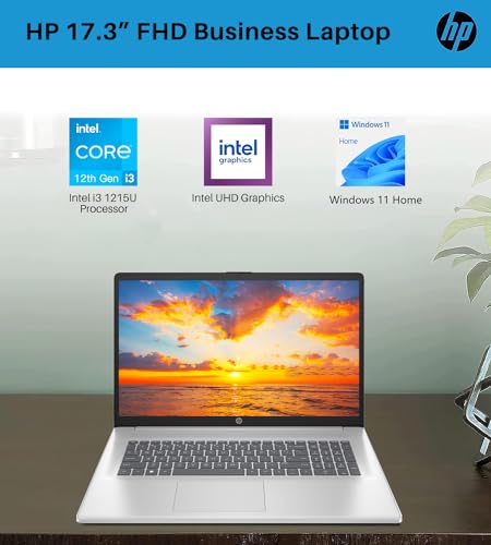 Hp 2024 Newest 17 Business Laptop With Microsoft Office Lifetime License, 17.3 Inch Fhd Ips Screen, Intel 6-Core I3-1215U, 16Gb Ram, 512Gb Ssd, Intel Uhd Graphics thumb #1