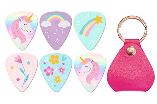 12 Precious Unicorn Guitar Picks for Kids, Guitar Picks for Children, Learn to Play Guitar, Gift, Guitar, Girl Guitar Picks, Boy Guitar Picks, Music (Precious Unicorns)