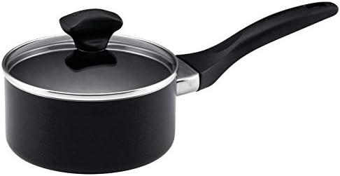 Pemberly Row Dishwasher Safe Nonstick 15 Piece Cookware Set in Black