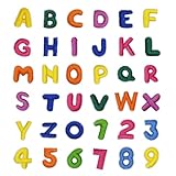 ワッペン アイロン刺繍 MUNCVY アップリケ DIY服 アルファベットと数字 モチーフ 超ミニ かわいい 装飾 男の子 女の子 保育園 幼稚園 パッチ 補修 36枚セット 衣類 浴衣 手袋 手帳 飾り