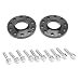 APL-2pc 15mm Black Hubcentric 5x120 Wheel Spacers 72.6mm bore with 10pc Lug Bolts (12x1.5) for many BMWs E36 E46 E90 E92 E60 318i 323i 325i 328i 330i 335i 525i 545i Z3 Z4 Z8 M3