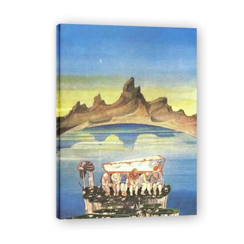 Célèbre impression sur toile Art Nouveau de Kay Nielsen | Tableau de décoration murale premium