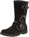 pferde hufschuhe Passform: WMS - weit Lurchi Mädchen Heidi-TEX Hohe Stiefel, Schwarz (Black 21), 30 EU