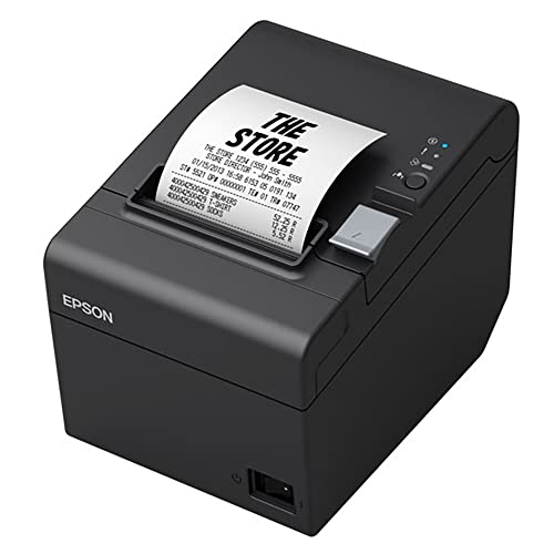 Epson Tm-T82Iii Thermal Receipt Printer, Black - Ethernet And Dk Port, Requires Usb Wireless Dongle - 203 Dpi, 250Mm/S, Auto Cutter, Monochrome, Daodyang #TOP3