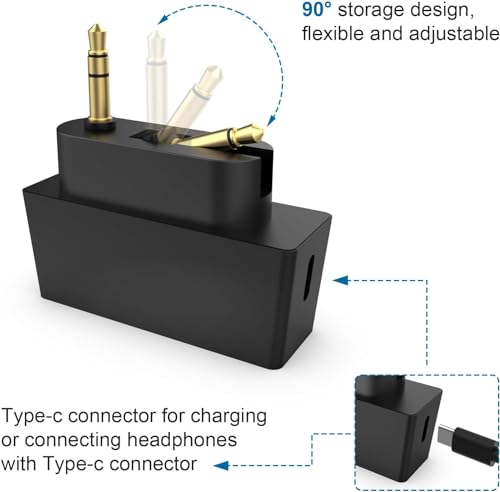Transmisor y receptor digital para guitarra compatible con guitarra acústica, bajo, violín, teclado y otros instrumentos eléctricos con conectores de 6,35 mm o 3,5 mm miniatura 5