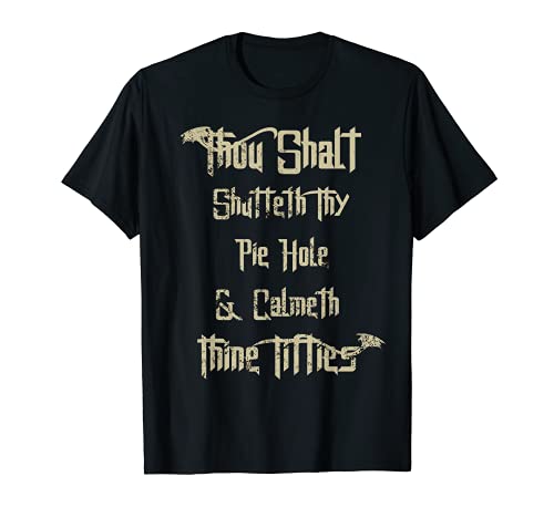 Saucy Wench Thou Shalt Shutteth Thy Pie Hole Lady Shirt Gift