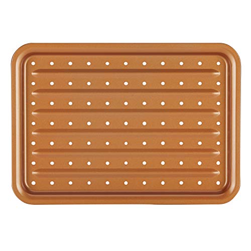 Ayesha Curry Nonstick Bakeware Toaster Oven Set With Nonstick Baking Pan, Cookie Sheet / Baking Sheet And Muffin Pan / Cupcake Pan - 4 Piece, Copper Brown #TOP7