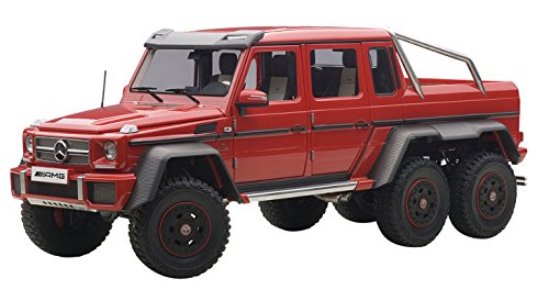AUTOart Mercedes G63 AMG 6X6 Red 1/18 Model Car