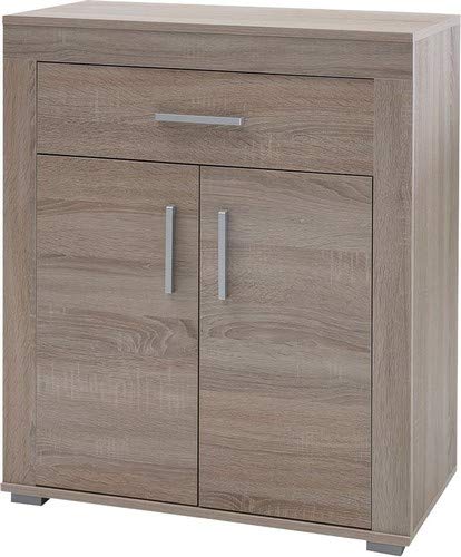 WILMES Schuhschrank und Kommode Lake mit 2 Türen und 1 Schublade | In Sonoma Eiche | 70 x 85 x 37 cm | 54115-80 0 80 - 54115-80 0 80 WILMES Schuhschrank und Kommode Lake mit 2 Türen und 1 Schublade | In Sonoma Eiche | 70 x 85 x 37 cm | 54115-80 0 80