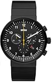 Cronómetro Braun BN0095BKBKBTG - Reloj de Cuarzo Unisex, Correa de Acero Inoxidable Color Negro