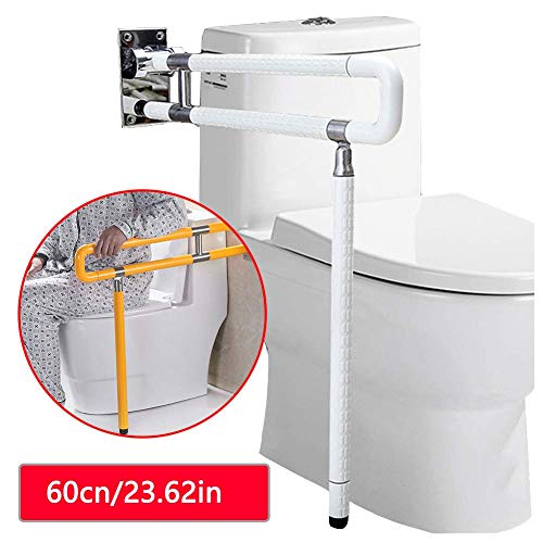 NMDD Corrimano per WC Supporto per Bagno Binario di Sicurezza per Anziani Disabili bariatrici Pieghevole Accessori Medici in Acciaio Inossidabile Manubrio, Sono Disponibili Anche Donne Incinte, B