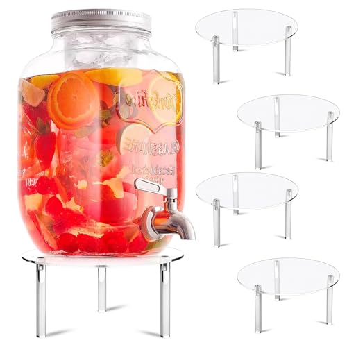 Aemygo 4 Pcs Drink Dispenser Stand, 7.9