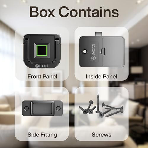 Image of Elara Smart Drawer Lock Black (DX-1)
