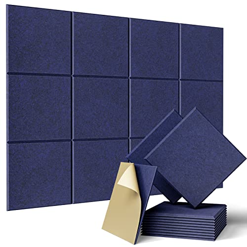 Snapklik.com : 12 Pack Acoustic Panels Self-Adhesive, 12X 12X 04Sound ...