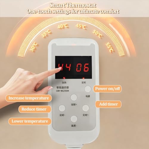 Calefactor Eléctrico Portátil de Alfombra con Control Inteligente miniatura 3