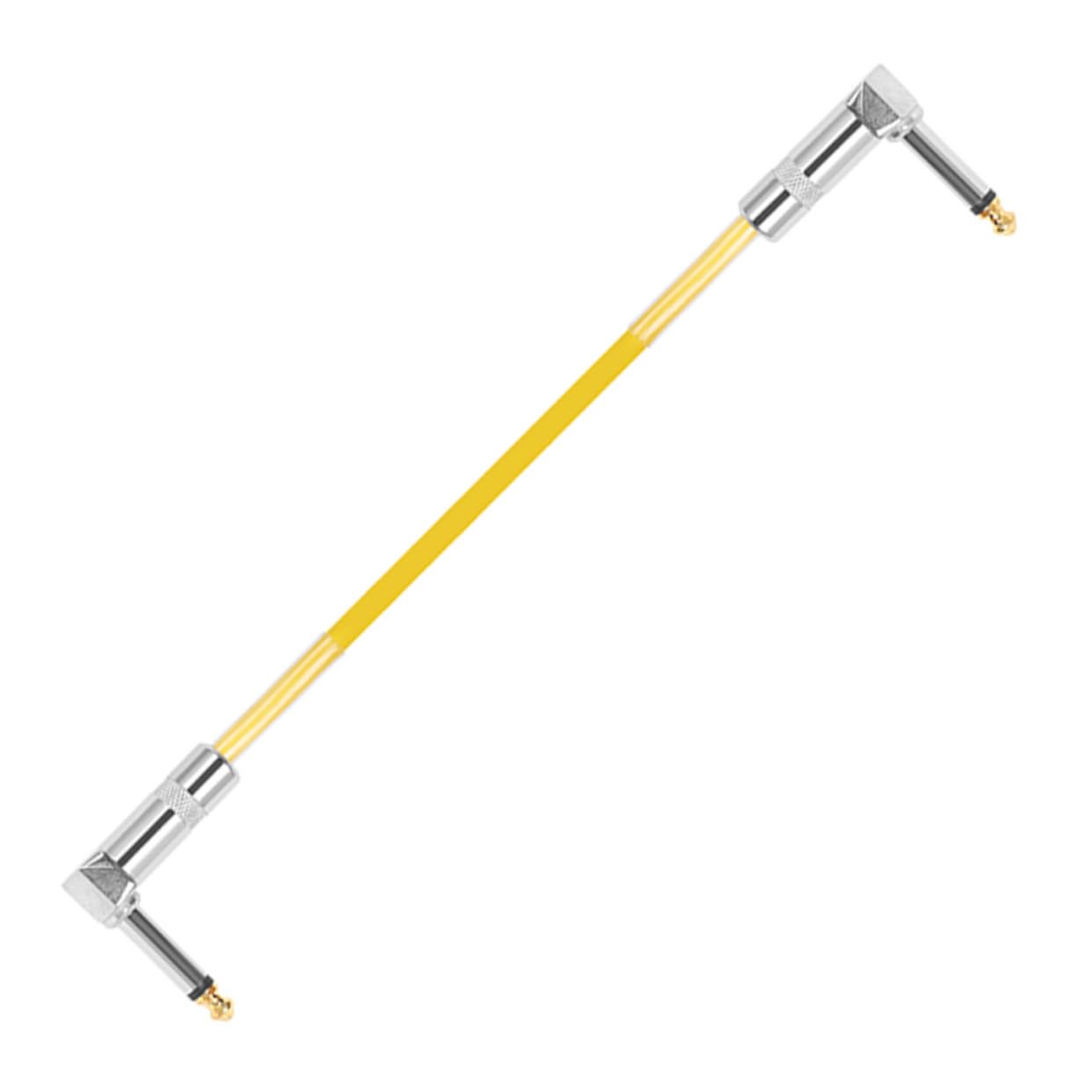 NULYLU Guitar Patch Cable Right Angle Noise Reduction Head Audio Connection Cable for Effects Pedals Durable and Portable Design Stylish Finish