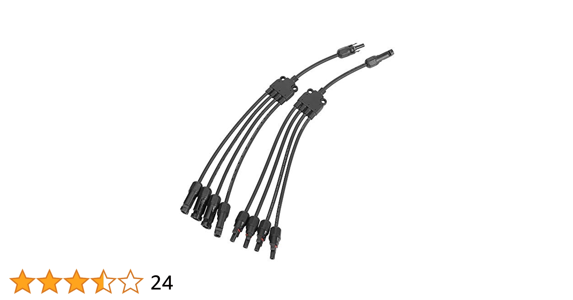 Amazon | コネクタ－ 分岐ソーラーパネル用 ケーブル Y字型 並列