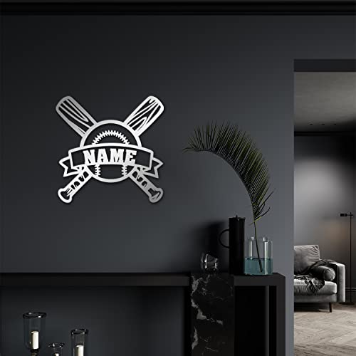Baseball Player Gifts For Boys Kids & Men - Personalized Fan Wall Decor Night Light Lamp #TOP3