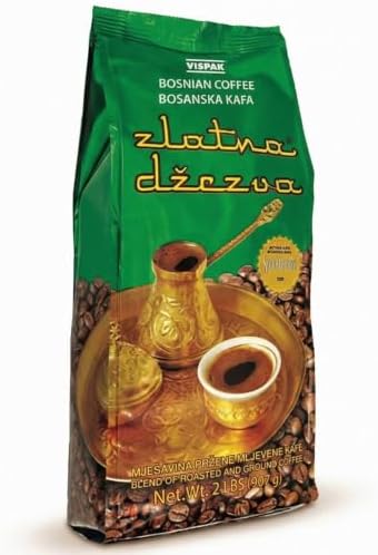 Vispak Zlatna Dzezva Ground Coffee, Regular Coffee, 907g