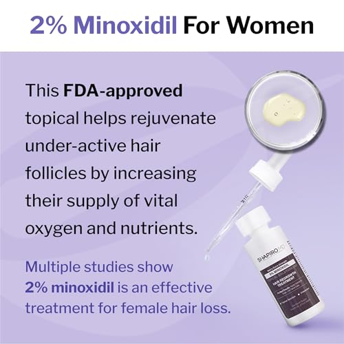 Shapiro MD Hair Growth Experts Minoxidil 2% Topical Solution for Women, Serum Promotes Hair Regrowth by Reactivating Hair Follicles (1 Month) - Image 3