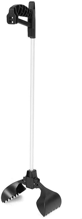 Dog Poop Scoop with Long 36" Handle – Heavy-Duty, Grass-Friendly, Bag-Attachment Ready Scooper for Small & Large Dogs, Easy Waste Pickup