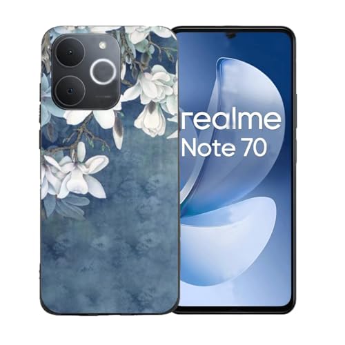 GYDQQKJ Realme Note 70T �p�̃J�o�[ �A�\�t�g�V���R�[��TPU�\�t�g�P�[�X�o���p�[�V�F���v���~�A���ی�P�[�X���J�o�[ �p�� (6.74") - BST11