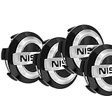 4PCS Wheel Center Caps Compatible with Nissan Altima Rogue Murano Maxiam Kicks Frontier, 60mm/2.36
