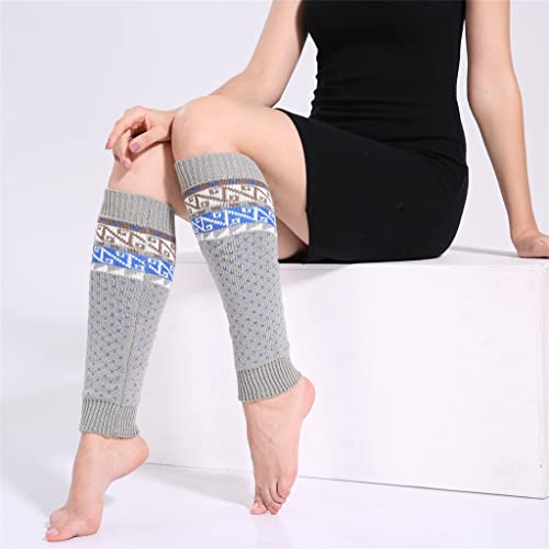 Gretd 3 Pair Women Socks Bohemian Leg Warmers Boots Heaps More Sets Of Autumn And Winter To Keep Warm Leg Warmers (Color : B, Size : 42Cm) #TOP1
