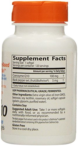 Db's High Absorption Coq10 W/ Bioperine (100 Mg), 120 Softgels( Pack Of 2) #TOP9