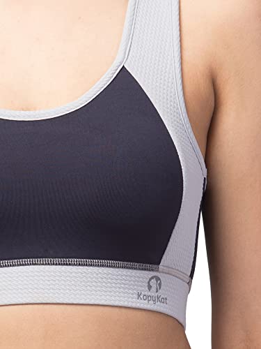 Image of Kopykat Women's Non Padded Wire Free Fourway Karara Lycra Sports Bra